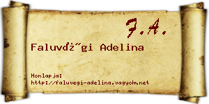 Faluvégi Adelina névjegykártya